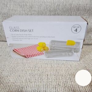 Glass Corn Dish Set Of 4